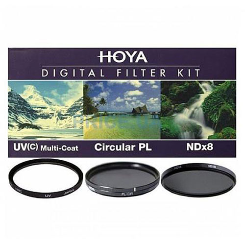 Набор фильтров HOYA Digital Filter Kit: 77mm UV(C) HMC MULTI, PL-CIR, NDX8
