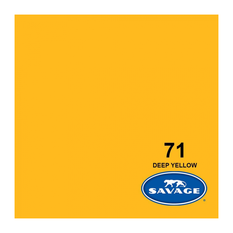 Savage 71-12 DEEP YELLOW бумажный фон Темно-Желтый 2,72 х 11,0 метров