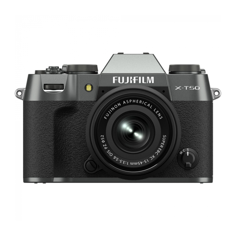 Fujifilm X-T50 Kit XC 15-45mmF3.5-5.6 OIS PZ Charcoal Silver