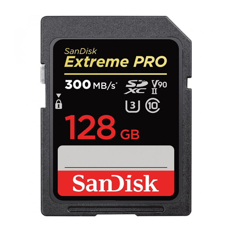 Карты памяти SanDisk Extreme Pro SDXC UHS-II V90 U3 300/260 MB/s 128GB SDSDXDK-128G-GN4IN