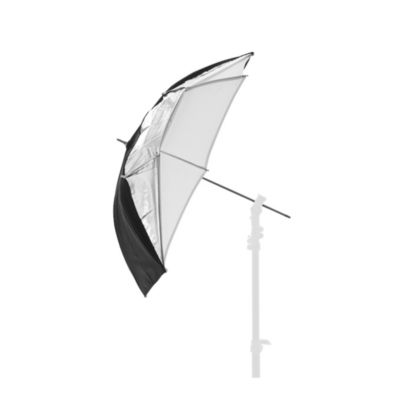 Lastolite LU3223F Umbrella Dual Black/Silver/White Зонт белый просвет/отражение 72см
