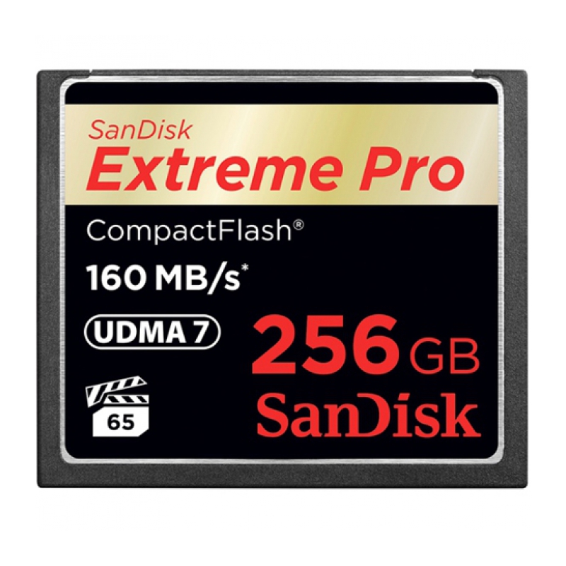 Карта памяти SanDisk Extreme Pro CompactFlash 160MB/s 256GB SDCFXPS-256G-X46