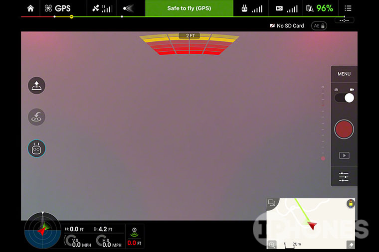 Квадрокоптер с приложением для айфона