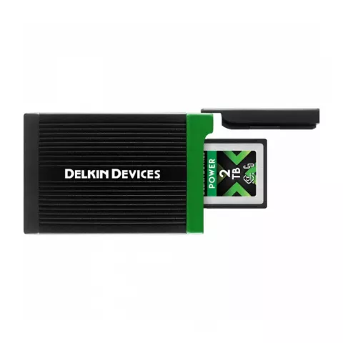 Delkin Devices USB4 / Thunderbolt CFexpress Type B/A Card Reader DDREADER-60A