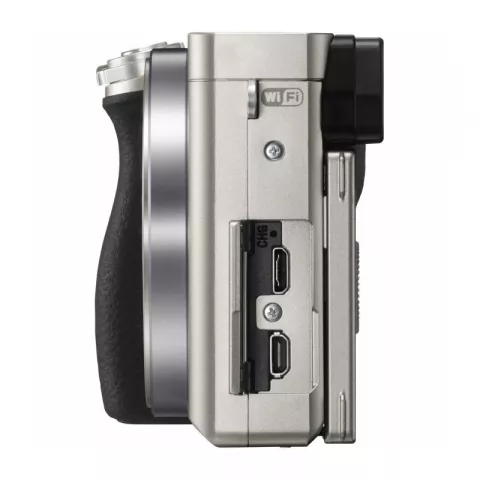 Цифровая фотокамера Sony Alpha A6000 Kit 16-50mm f/3.5-5.6 E OSS PZ серебристая