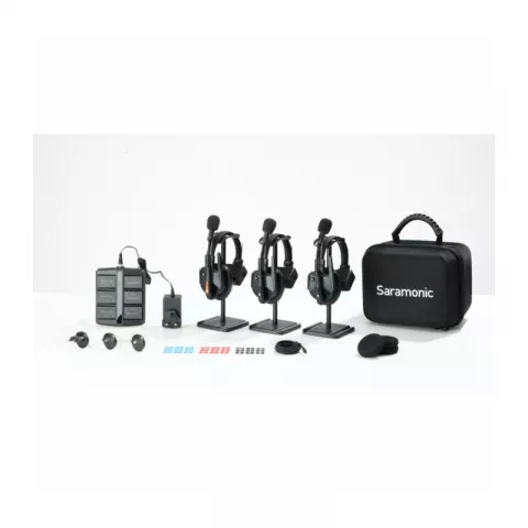 Saramonic WiTalk9 WT3S интерком система одновременной связи для 3 человек (3 гарнитуры в комплекте)