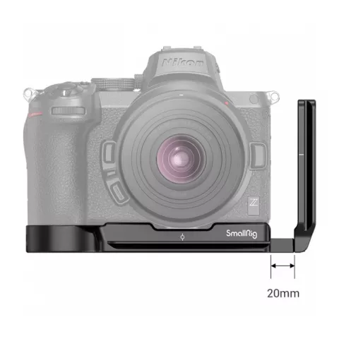 SmallRig 2947 Угловая площадка L-Bracket для цифровых камер Nikon Z5 / Z6 / Z7 / Z6 II / Z7II
