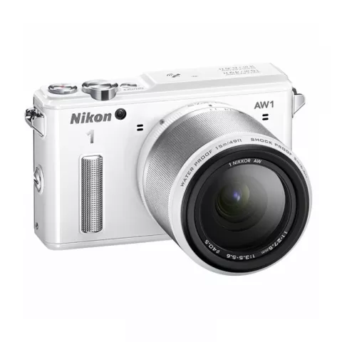 Цифровая фотокамера Nikon 1 AW1 Kit 1 Nikkor AW 11-27.5mm White