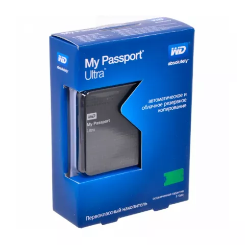 Внешний жесткий диск WD My Passport Ultra WDBBRL5000ABL-EEUE 500ГБ 2,5