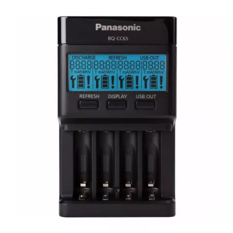 Зарядное устройство Panasonic eneloop BQ-CC65E Professional Charger с USB выходом