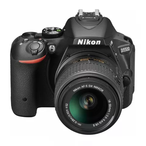 Зеркальный фотоаппарат Nikon D5500 Kit 18-55 VR AF-P Black 