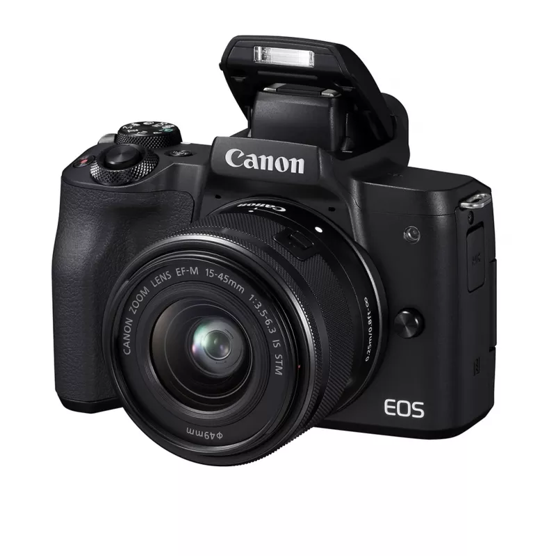 Цифровая фотокамера Canon EOS M50 Kit EF-M 15-45mm f/3.5-6.3 IS STM чёрная