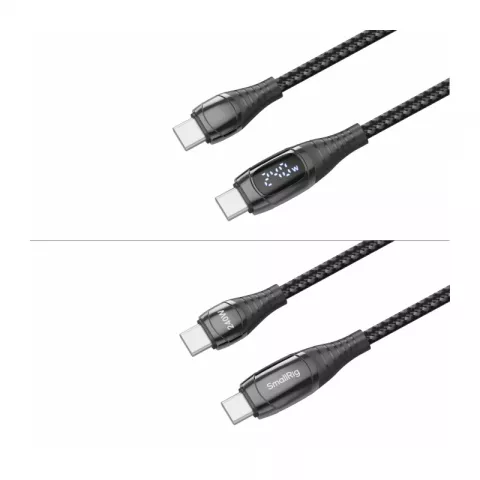 SmallRig 5113 Кабель питания USB-C 240W Power Cable with Led Display 100см