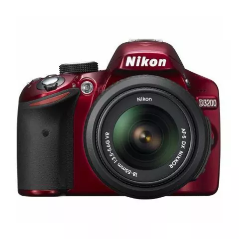 Зеркальный фотоаппарат Nikon D3200 Kit 18-55 VR II Red