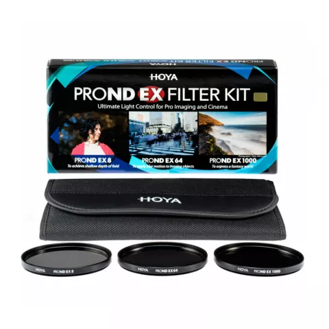 Набор фильтров HOYA PROND EX Filter Kit: ND 8/64/1000 49mm