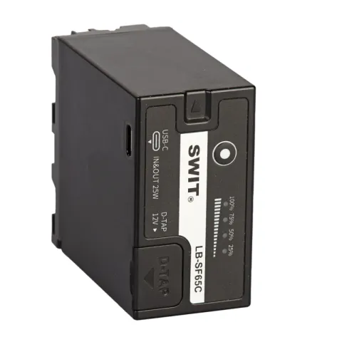 SWIT LB-SF65C Аккумуляторная батарея для Sony NP-F 65 Втч разъемы D-Tap, USB-C