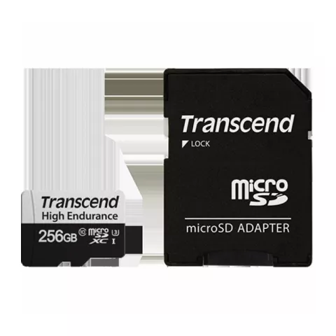 Transcend TS256GUSD350V High Endurance microSDXC 256GB class 10 UHS-I U3 45/95MB/s + SD адаптер