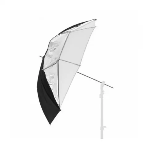 Lastolite LU4537F Umbrella All In One Silver/White Зонт белый просвет/отражение и серебро 93см