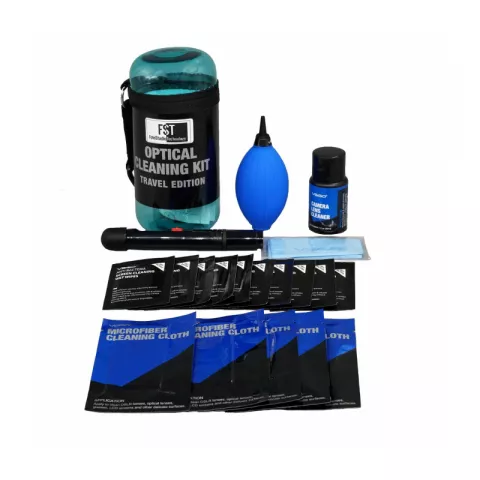 Набор для чистки VSGO TravelKit-03 оптики, цвет синий