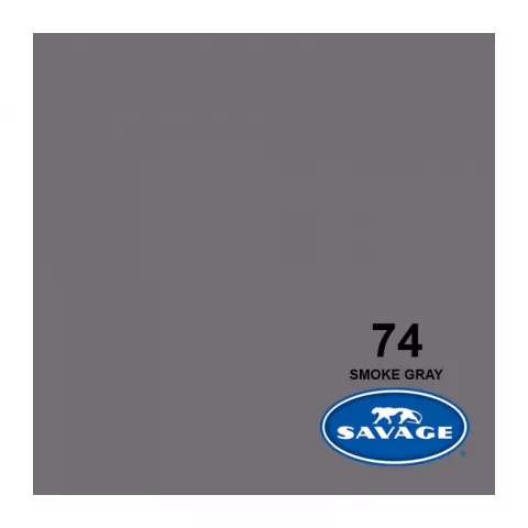 Savage 74-1253 SMOKE GRAY Фон бумажный Серый дым 1,35 х 11 метров