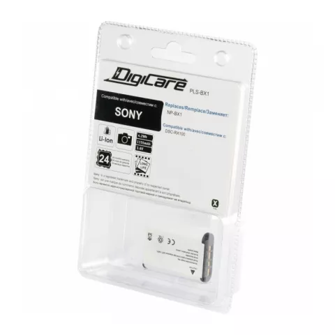 Аккумулятор DigiCare PLS-BX1 / NP-BX1 для DSC-RX1, RX1R, RX100, RX100 II, WX300, HX50, HX300
