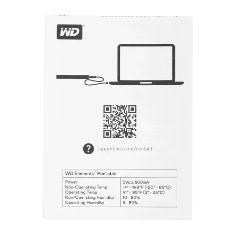 Внешний жесткий диск WD Elements Portable 5TB 2.5