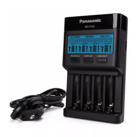 Зарядное устройство Panasonic eneloop BQ-CC65E Professional Charger с USB выходом