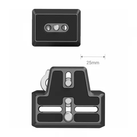 SmallRig 3162 Быстросъемная удлиненная площадка с креплением Arca для стабилизаторов DJI RS 2 /RSC 2