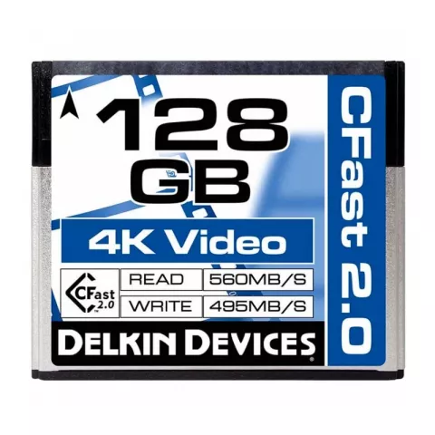 Карта памяти Delkin Devices Cinema CFast 2.0 128GB 560X 4K Video