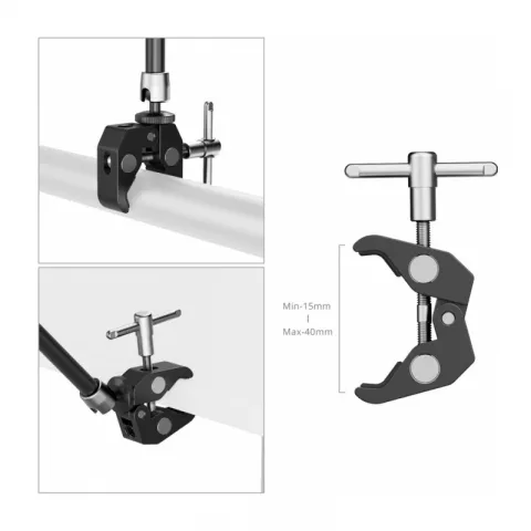 SmallRig 5326 Универсальный держатель-струбцина для смартфонов Crab-Shaped Clamp for Phones (9.8