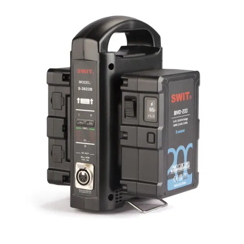SWIT S-3822B Зарядное устройство 2-канальное для аккумуляторов  B-Mount с быстрой зарядкой