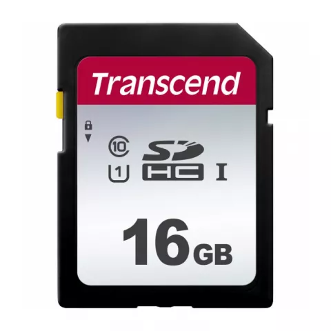 Карта памяти SD 16GB Transcend 300S SDHC UHS-I U1 [TS16GSDC300S]