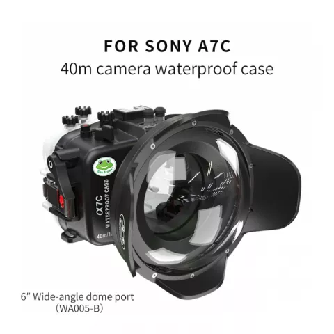 Sea Frogs A7C black + WDP155/100 T1 подводный бокс для Sony A7C с портом под обьектив 12-24