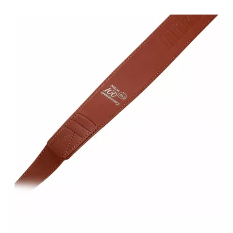 Ремень кожаный Nikon 100th Anniversary Premium Camera Strap BR, коричневый для фотоаппарата