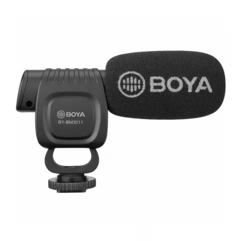 Конденсаторный микрофон Boya BY-BM3011 направленный с разъёмом TRS или TRRS