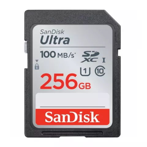 Карта памяти SanDisk Ultra SDXC UHS-I Class 1 100 MB/s 256GB SDSDUNR-256G-GN6IN