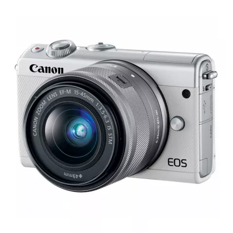 Цифровая фотокамера Canon EOS M100 Kit EF-M 15-45mm f/3.5-6.3 IS STM White