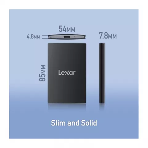 Внешний SSD Lexar External Portable 4TB USB3.2 Gen2 R/W 2000/1800Mb/s (LSL500M004T-RNBNG)