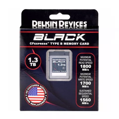 Карта памяти Delkin Devices Black CFexpress Type B 1.3TB [DCFXBB13T]