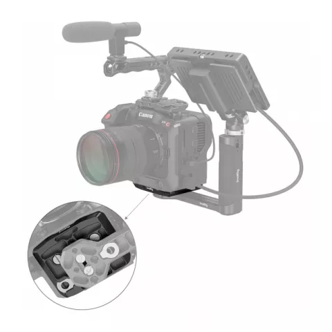 SmallRig 3189 Нижняя площадка для цифровой кинокамеры Canon C70 Bottom Plate