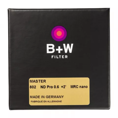 B+W MASTER 802 ND MRC nano 82mm нейтрально-серый фильтр плотности 0.6 для объектива (1101547)