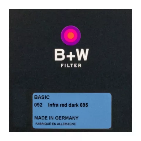 B+W BASIC 092 695 72мм Светофильтр инфракрасный для фотосъёмки(1102767) 