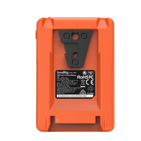 SmallRig 4929 Аккумулятор литий-ионный VB99 mini V Mount Battery (Orange)