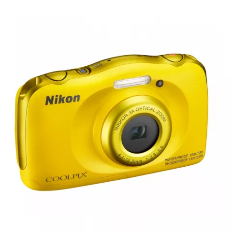 Фотоаппарат Nikon Coolpix W100 жёлтый