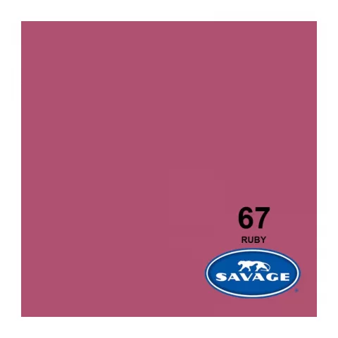 Savage 67-1253 RUBY Фон бумажный Рубиновый 1,35 х 11 метров