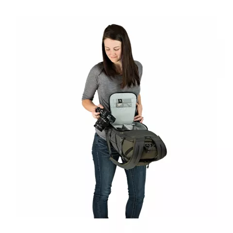 Рюкзак для фотоаппарата Lowepro Flipside Trek BP 250 AW (серый/тем.зел)