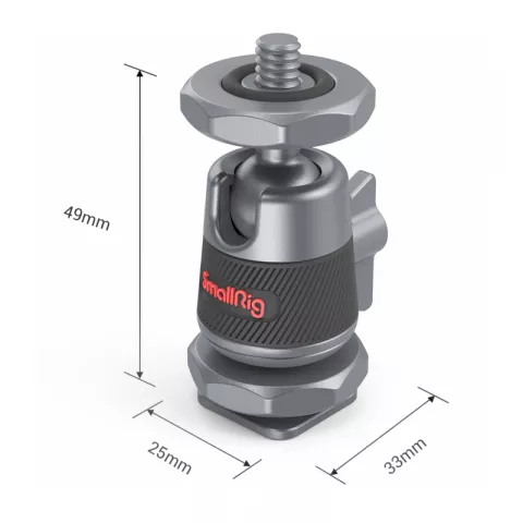 SmallRig 2948 Шаровая головка с креплением Removable Cold Shoe Mount (2 шт.)