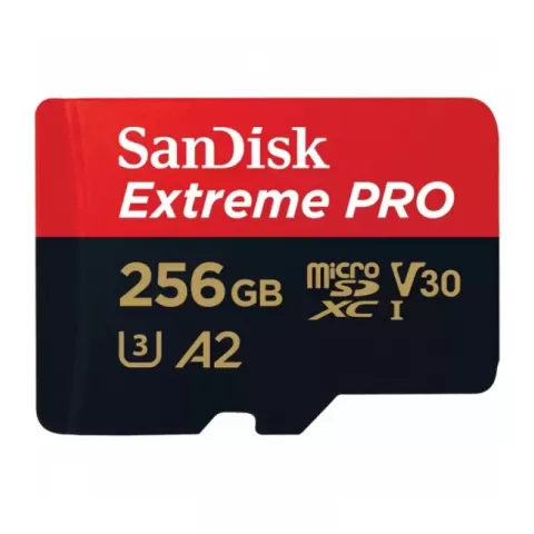 Карта памяти SanDisk Extreme PRO microSDXC UHS-I U3 V30 A2 200/140 MB/s 256Gb (SDSQXCD-256G-GN6MA)