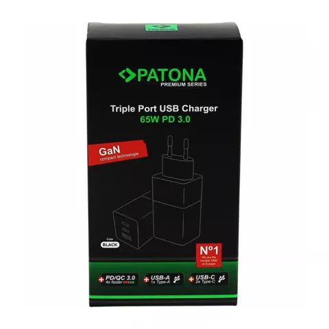 Адаптер сети USB PATONA  PREMİUM GAN PD65W ADAPTER