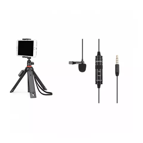 Комплект Петличный микрофон Saramonic LavMicro U2 с кабелем 6м + штатив Joby TelePod Mobile